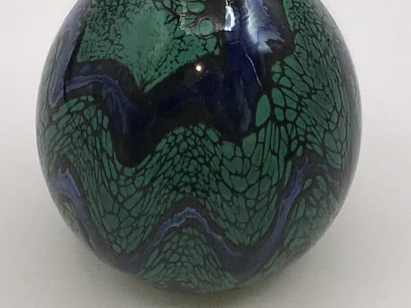 Vintage Glass Paperweight Iridescent - Image 4