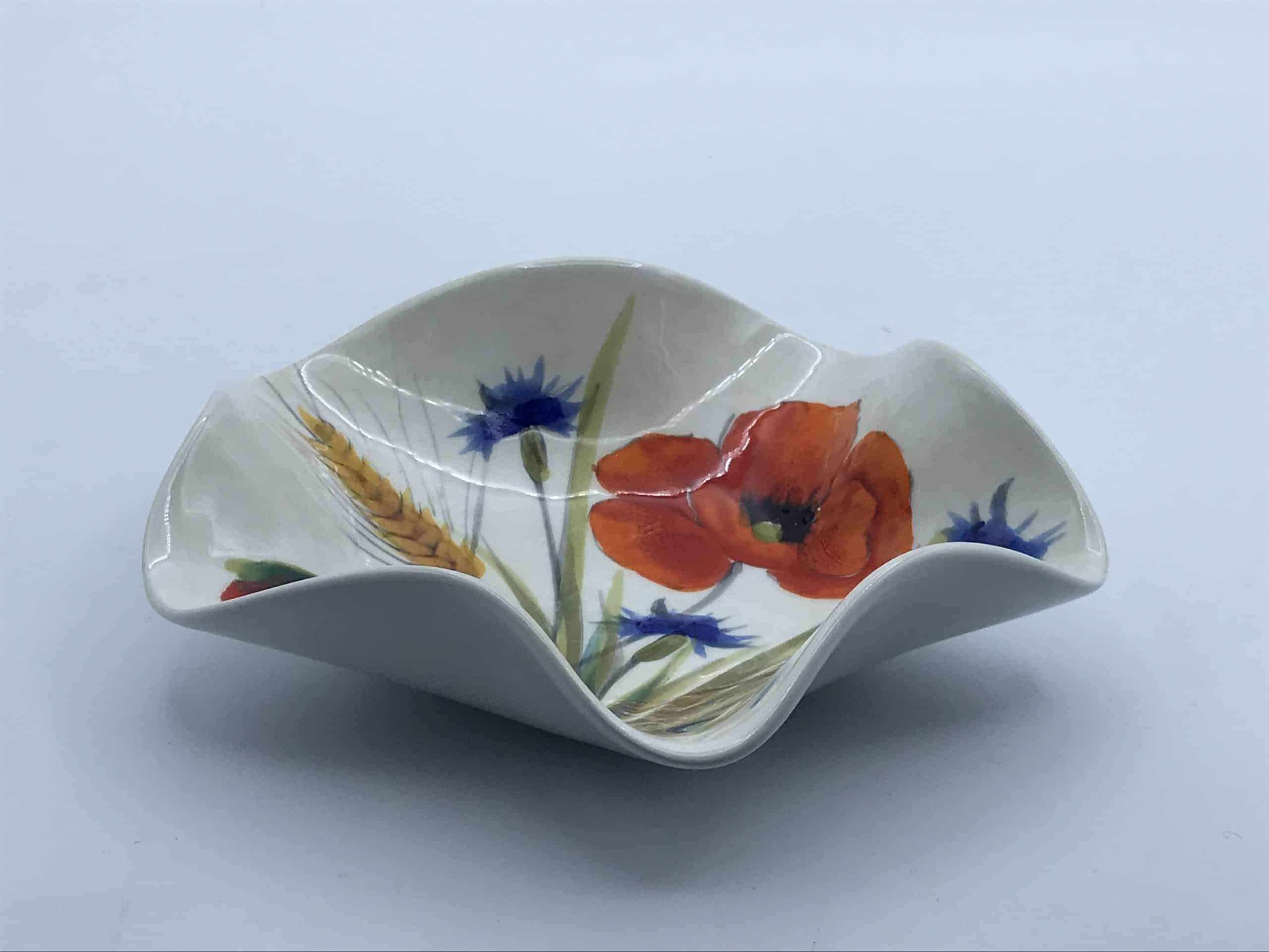Antique Vintage Nuova Ceramica Vicenza Italy Hand Made