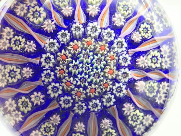 Rare Large Perthshire PP1 Millefiori Paperweight – 14-Spoke Design – Pre-1978 – Scottish Art Glass