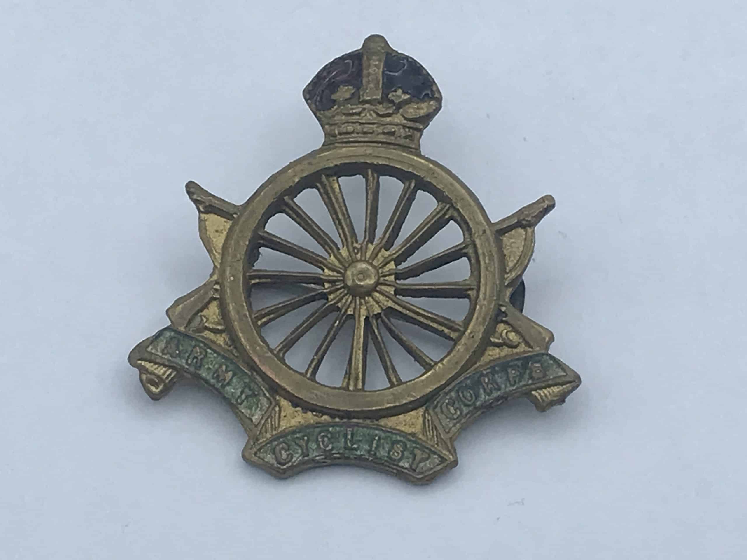 Rare Army Cyclist Corps Enamel Badge