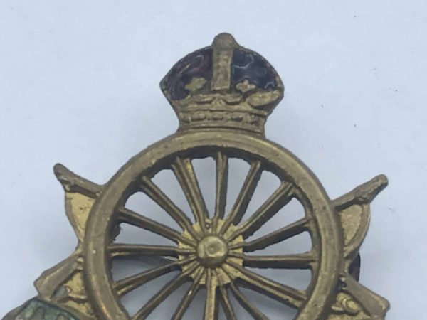 Rare Army Cyclist Corps Enamel Badge - Image 4