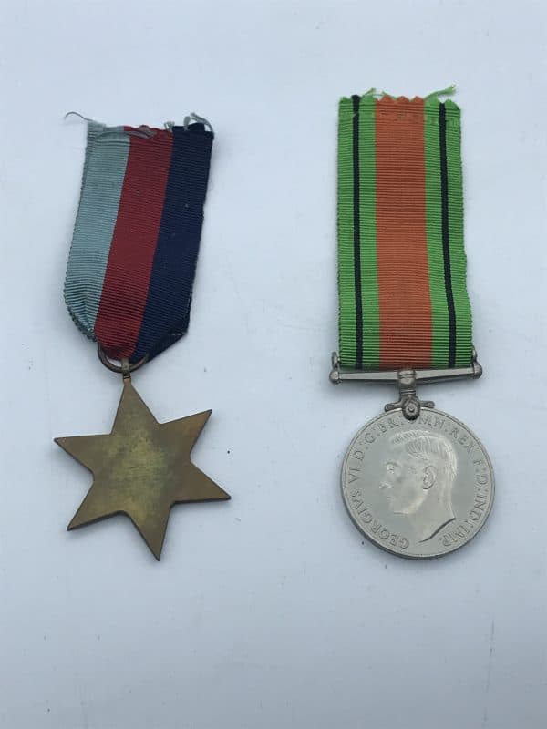 Two WW2 Medals George VI Bronze Star and Defence Medal - Image 3