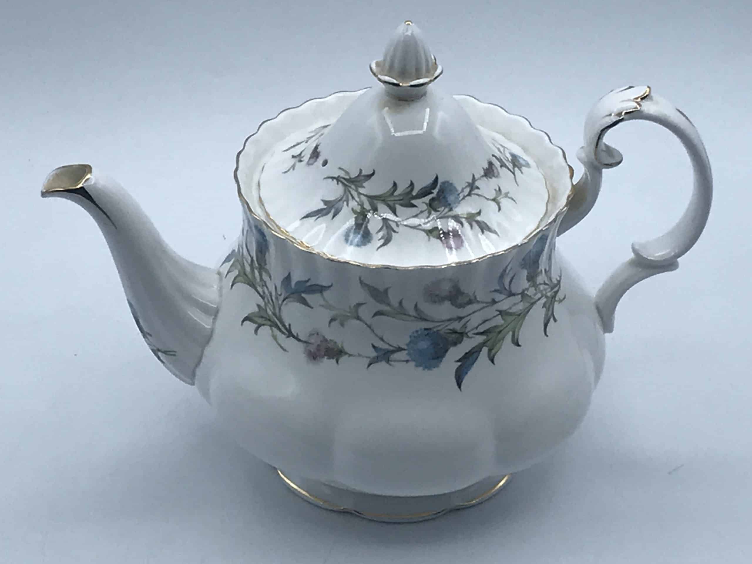 Royal Albert Brigadoon Teapot Large Bone China - Image 2
