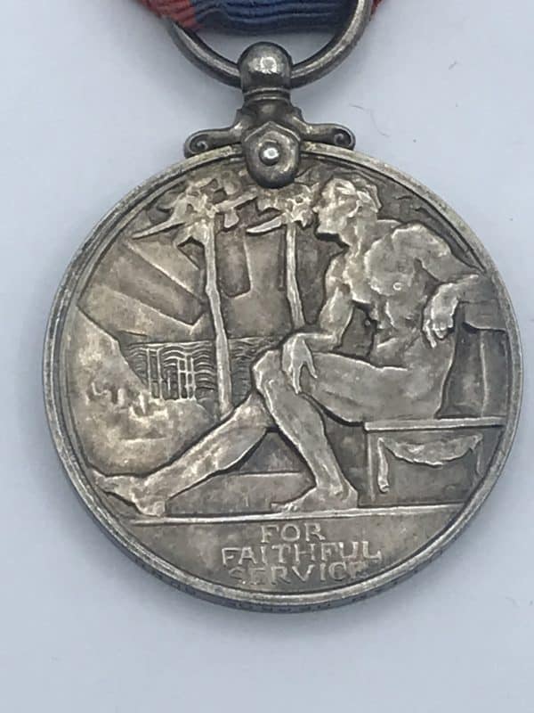 George V Imperial Service Medal – William George Bunn, 1932–1937