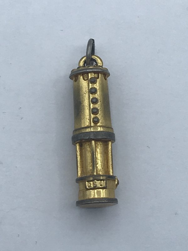 1980s Welsh Miners NUM Strike Badge and Brass Miners Lamp Fob - Image 6