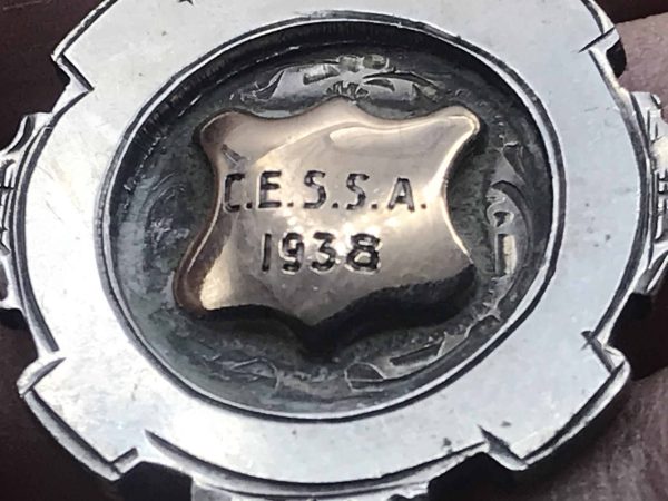 Gold and Silver Fob CESSA 1938 Commell Squadron - Image 3