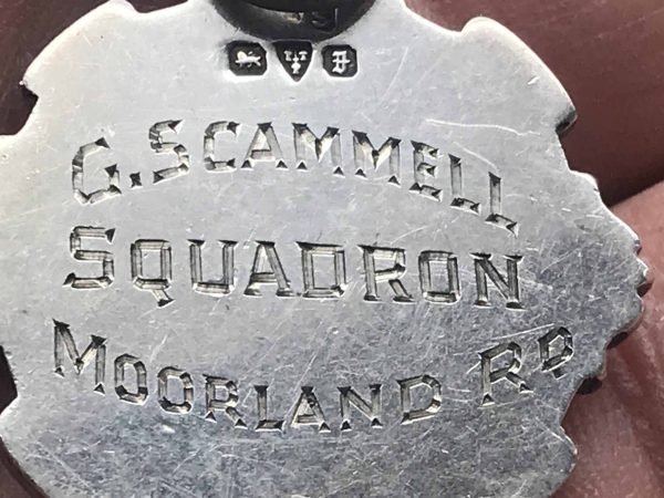 Gold and Silver Fob CESSA 1938 Commell Squadron - Image 4