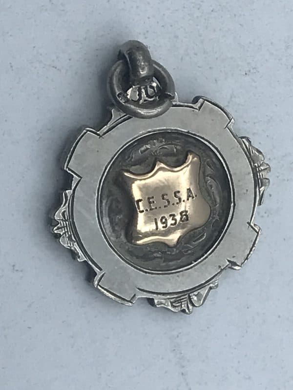 Gold and Silver Fob CESSA 1938 Commell Squadron - Image 5