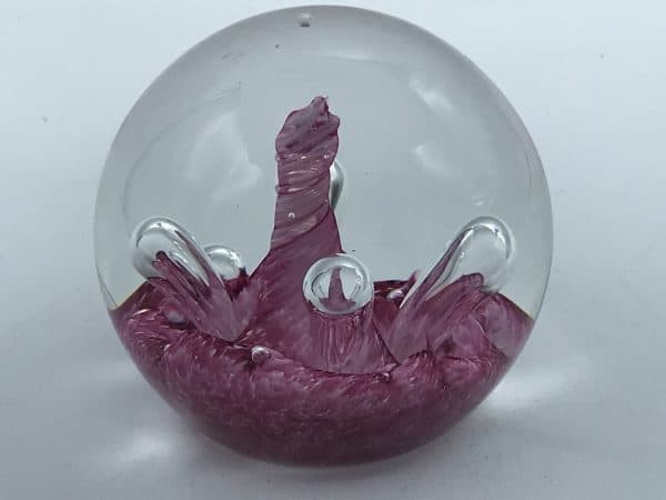 Signed Caithness Glass Paperweight MoonFlower G59069 - Image 2