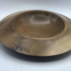 Carved Wood Fruit Bowl Signed M Turner 2012