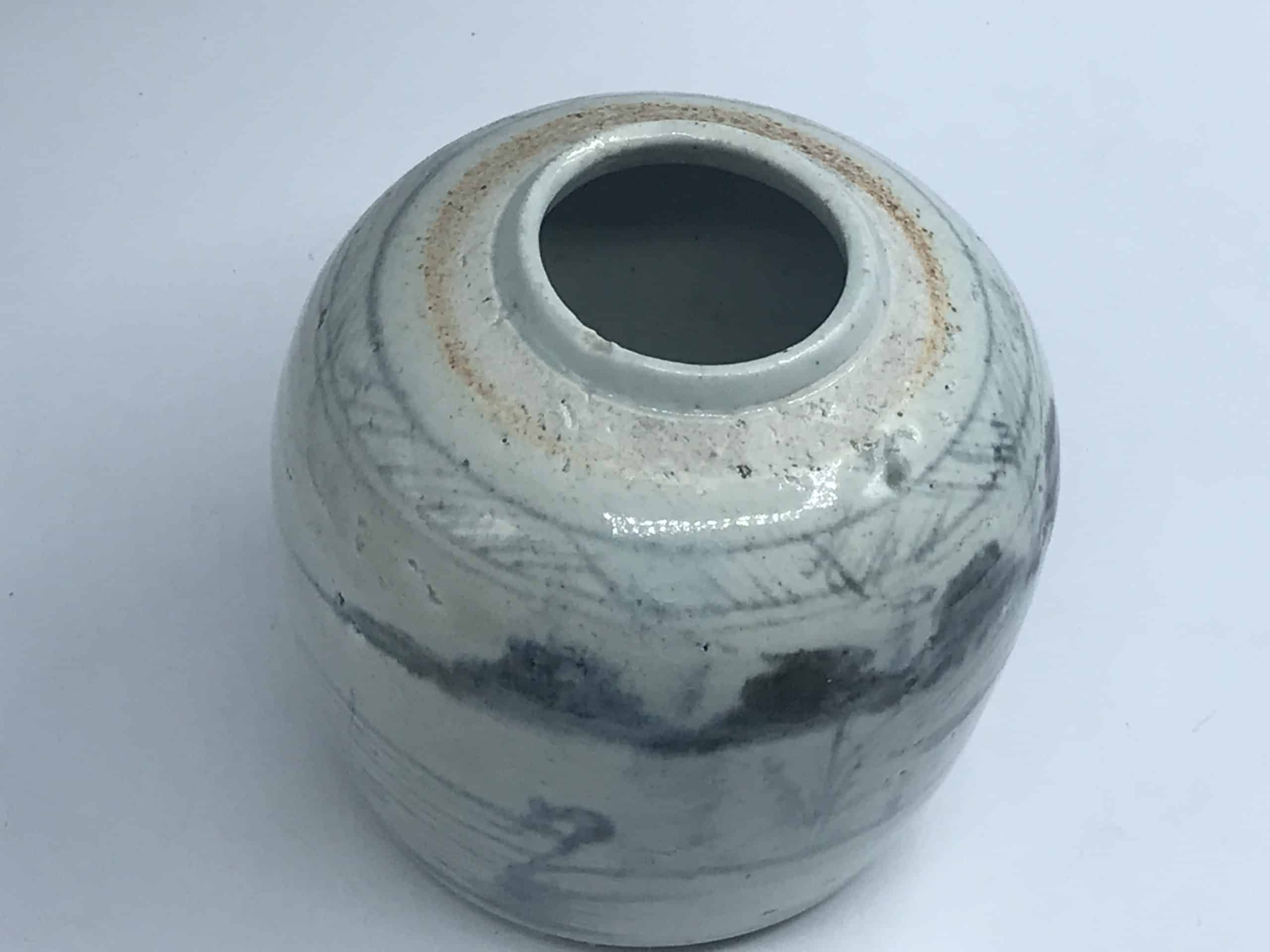 Antique Provincial Chinese Stoneware Porcelain Ginger Jar - Image 3