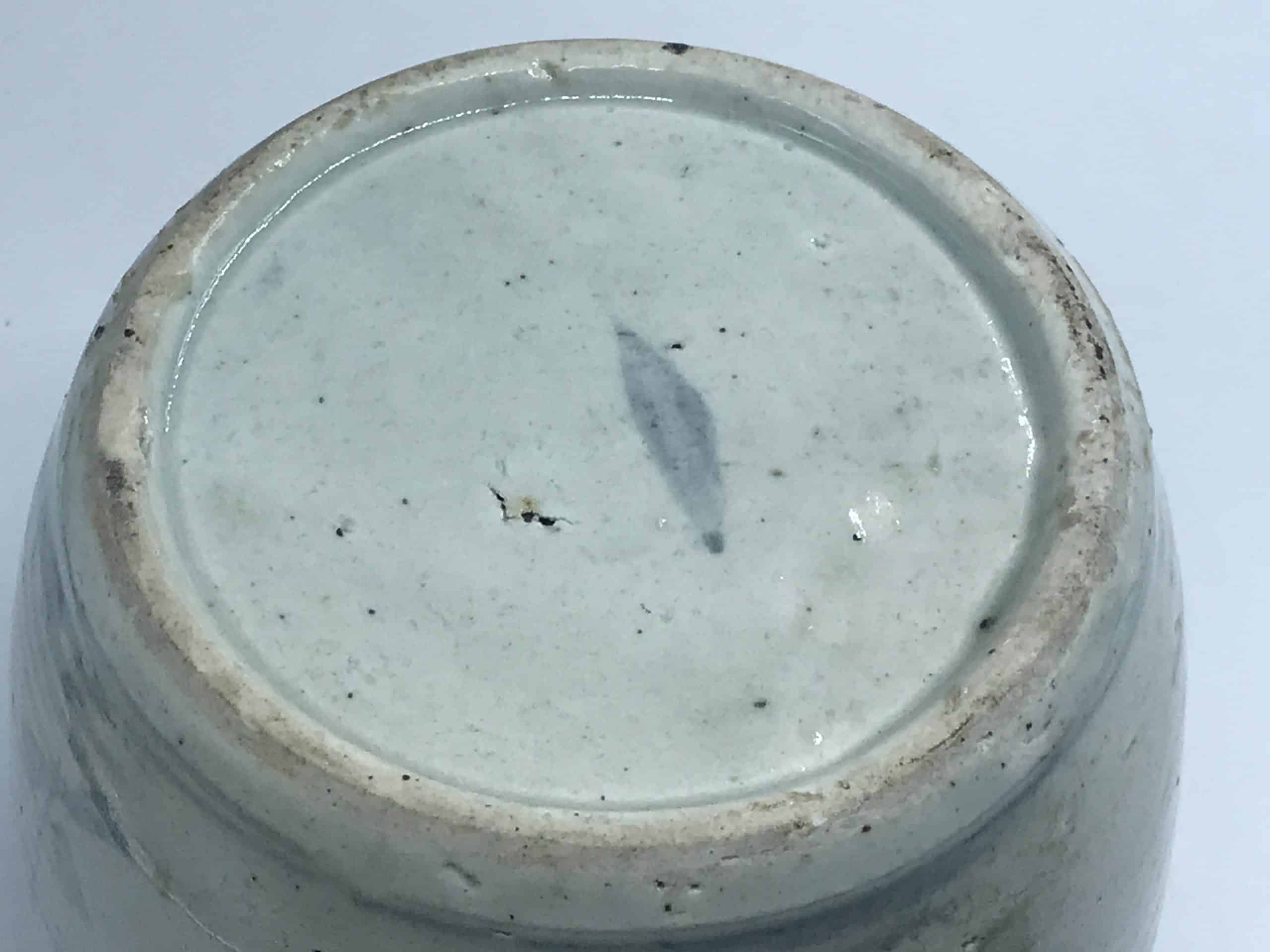 Antique Provincial Chinese Stoneware Porcelain Ginger Jar - Image 8