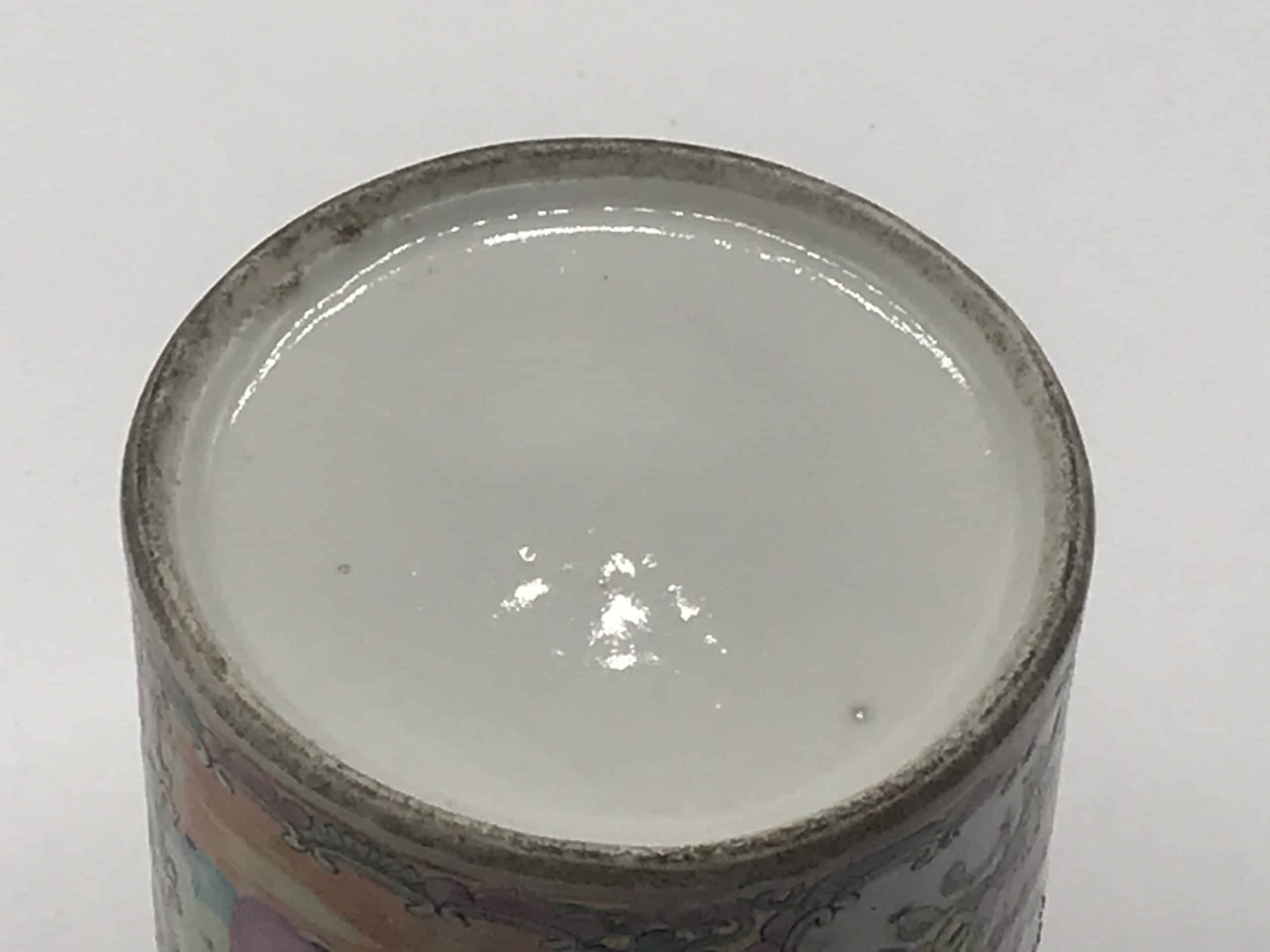 Antique 19th Century Famille Rose Canister Vase and Cover - Image 9