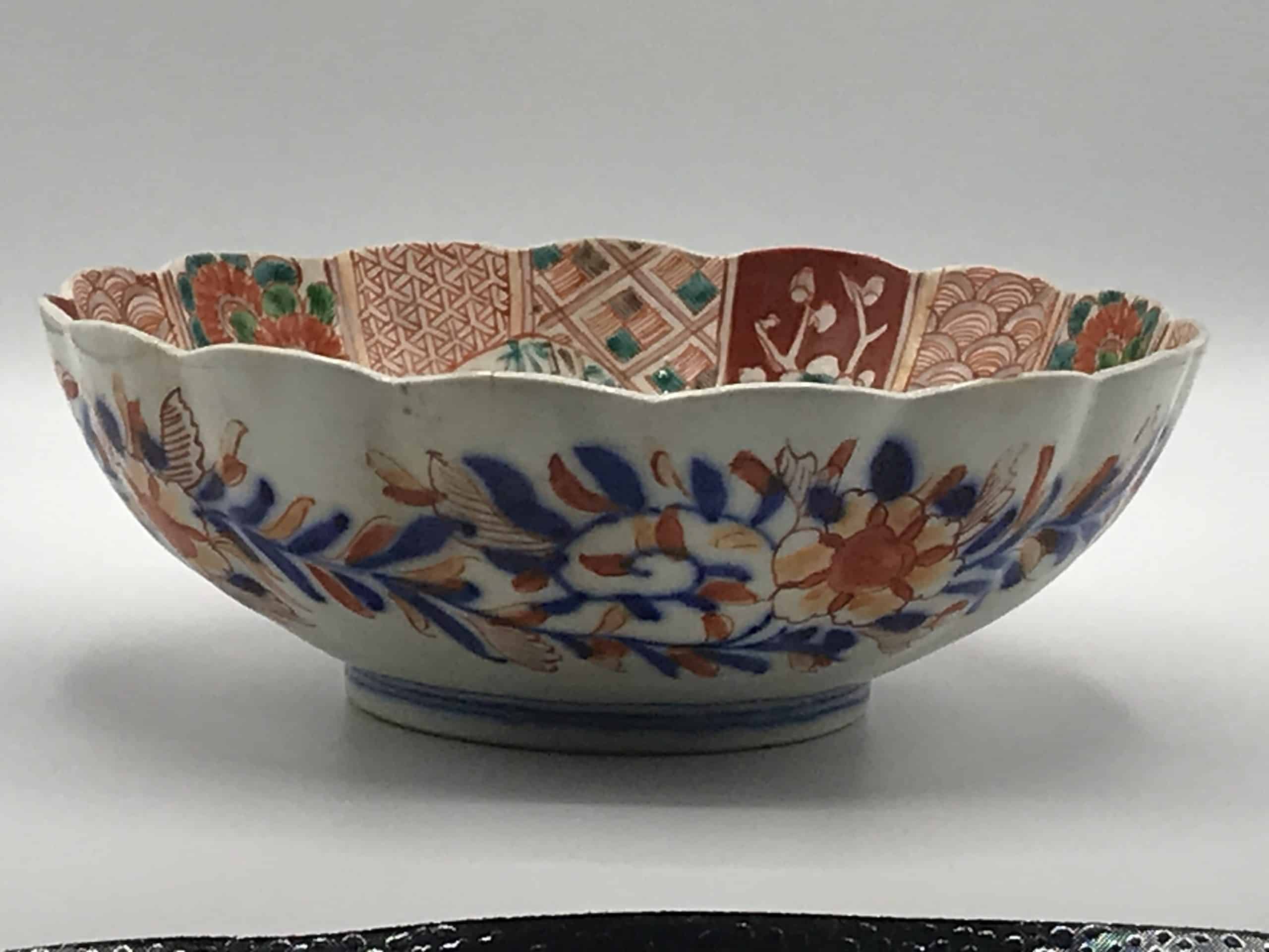 Antique Japanese Hand Painted Porcelain Bowl - Image 4