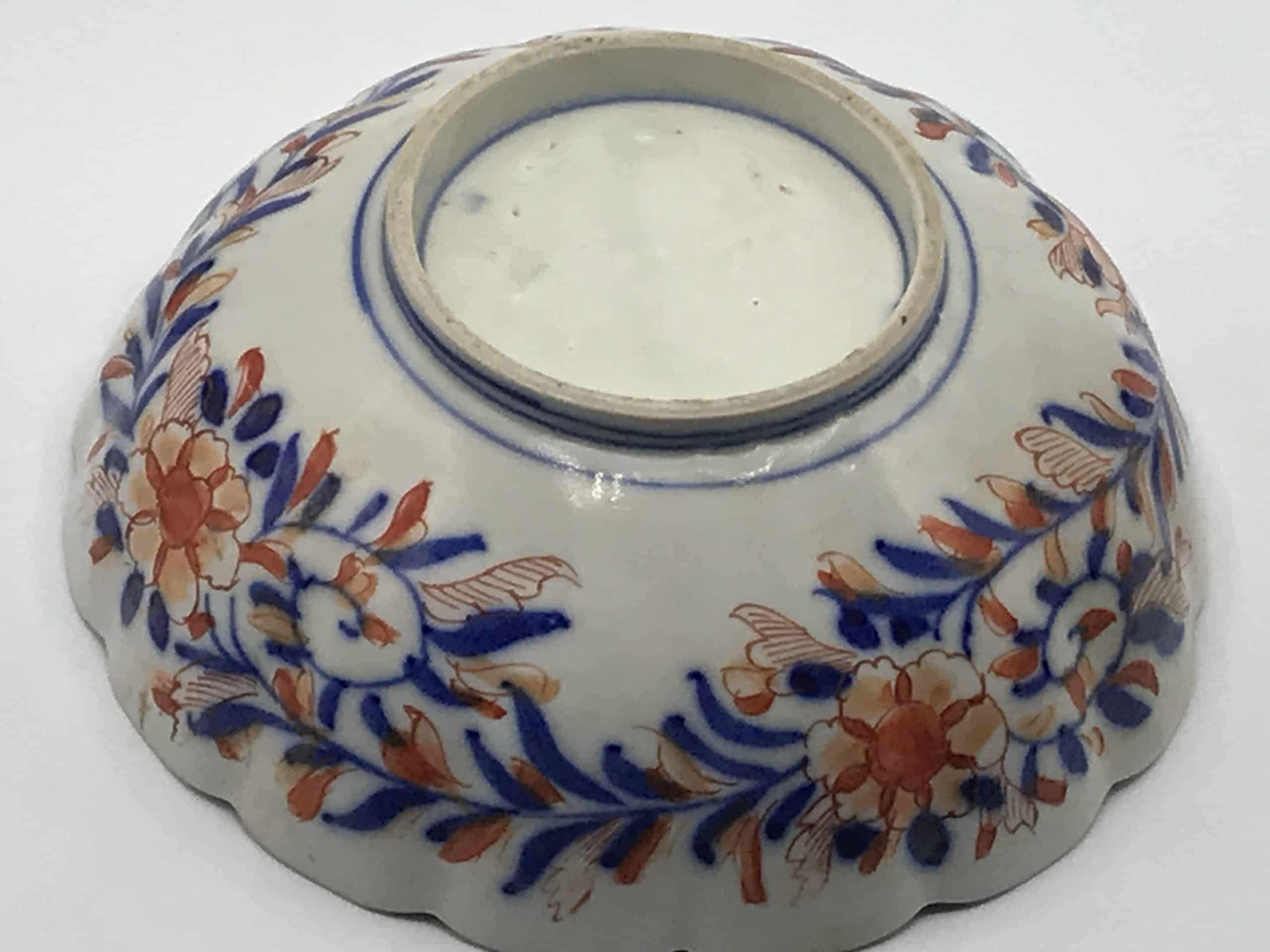Antique Japanese Hand Painted Porcelain Bowl - Image 9