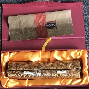 Chinese Pure Silk Scroll Painting – The Forbidden City – 2.5m Long