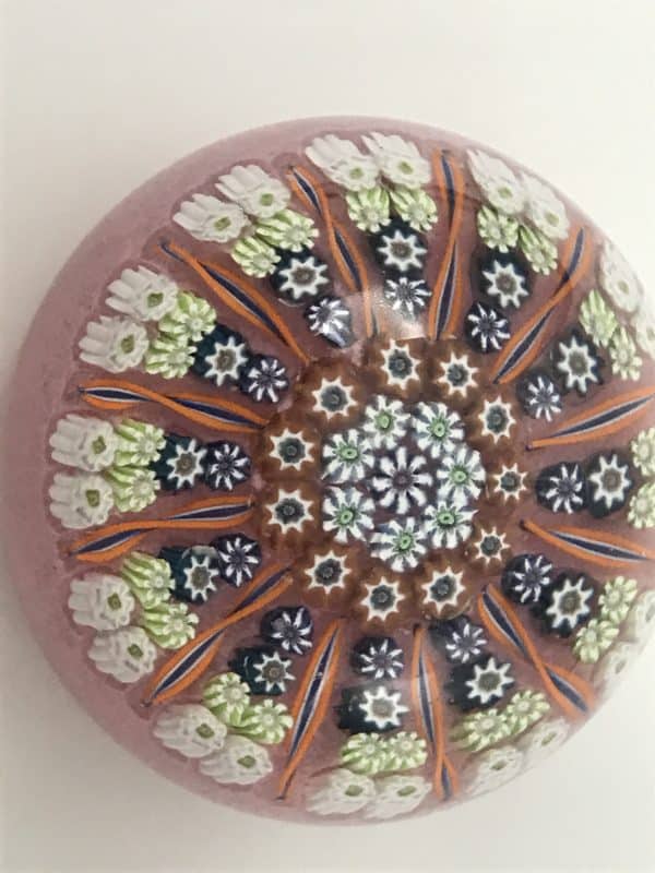 Perthshire PP2 Twelve Radial Spoke Paperweight Pre 1978  1122
