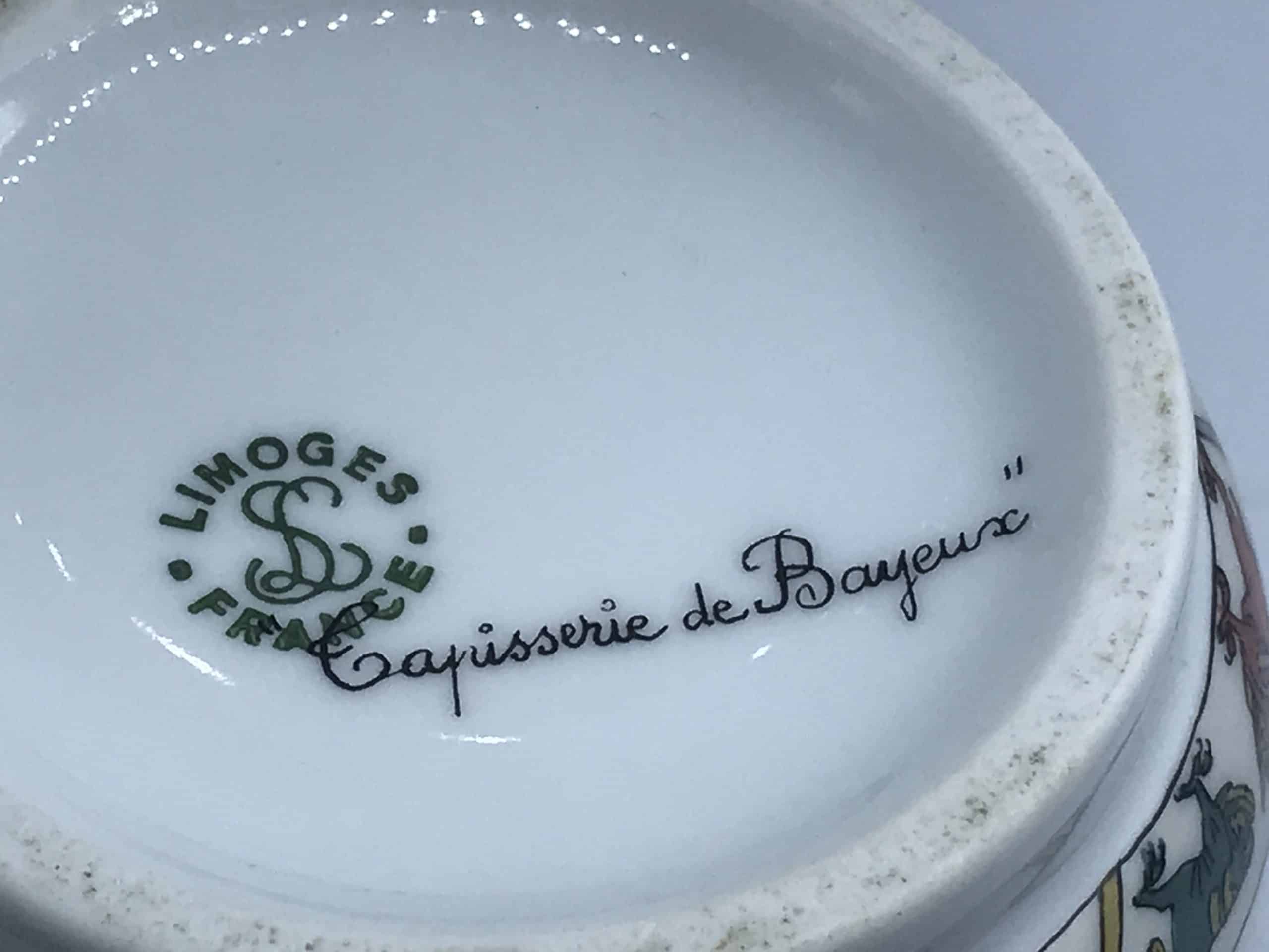 Antique Vintage Limoges Porcelain Vase CAPISSERIE DE BAYEUX