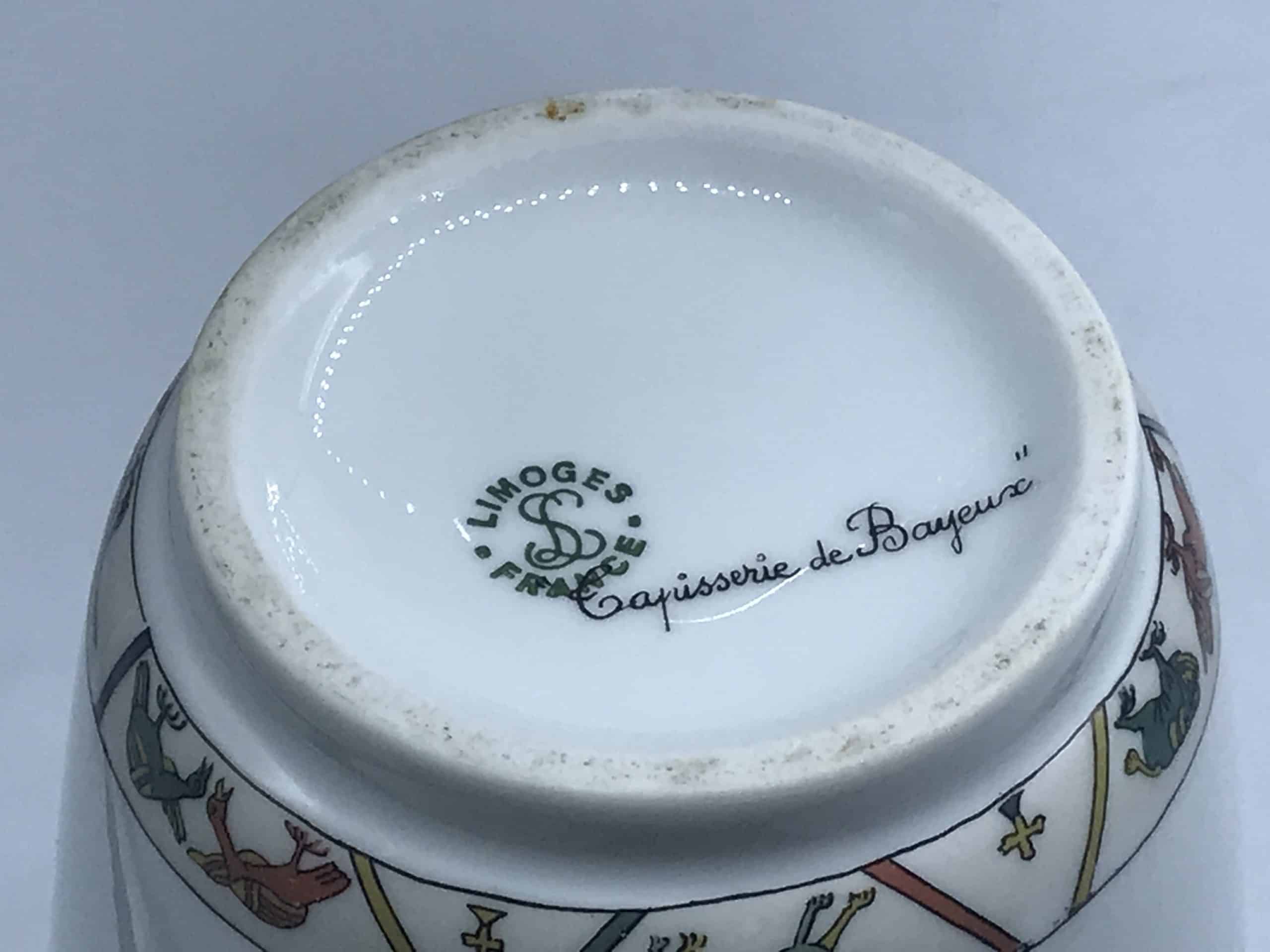 Antique Vintage Limoges Porcelain Vase CAPISSERIE DE BAYEUX