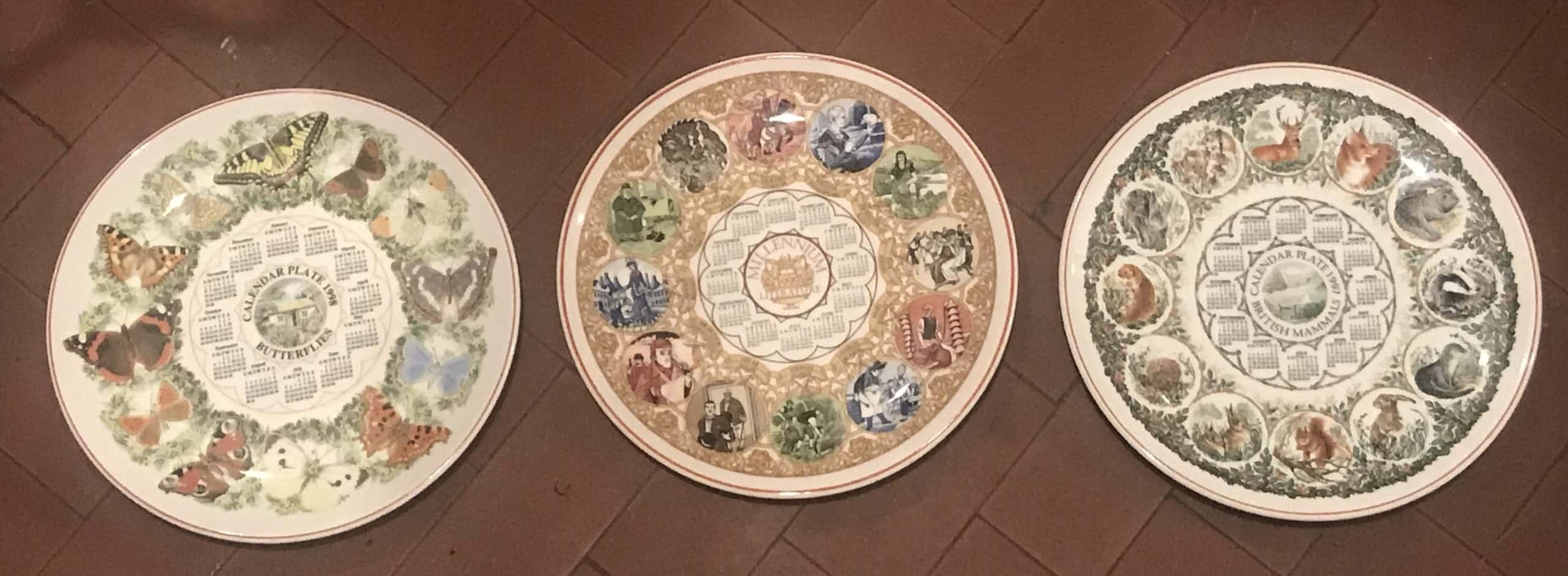 　MILLENNIUM　CALENDAR PLATE 2001 Wedgwood 2001 Calendar Plate Millennium Science Collectible