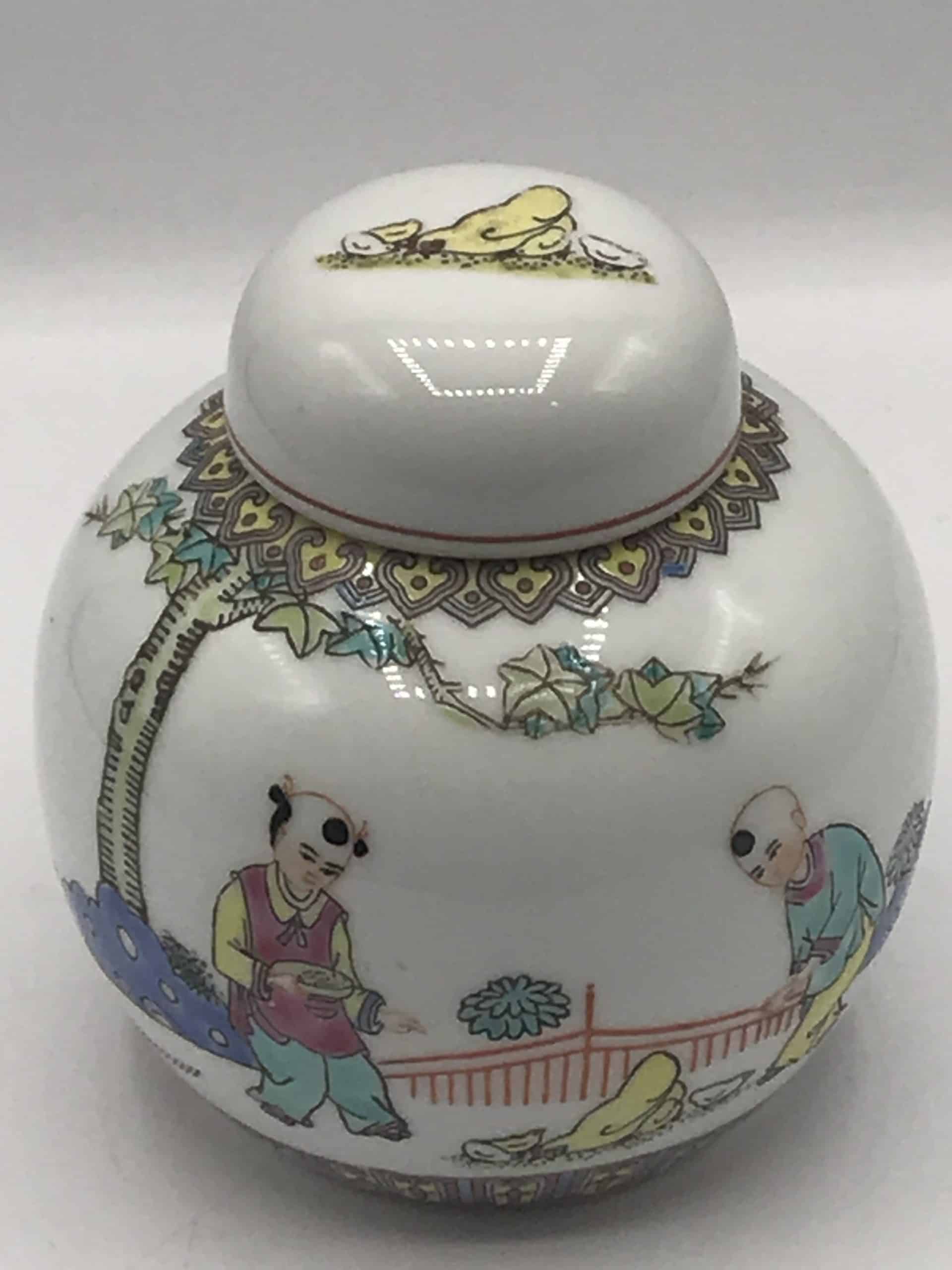 Chinese Porcelain Ginger Jar Zhongguo Jingdezhen Mark - Image 4