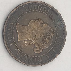 1887 Canada Copper Coin 1 Cent