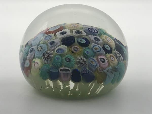 Stunning Scottish Millefiori Close Pack Glass Paperweight by Strathern