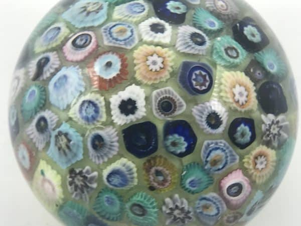 Stunning Scottish Millefiori Close Pack Glass Paperweight by Strathern - Image 4