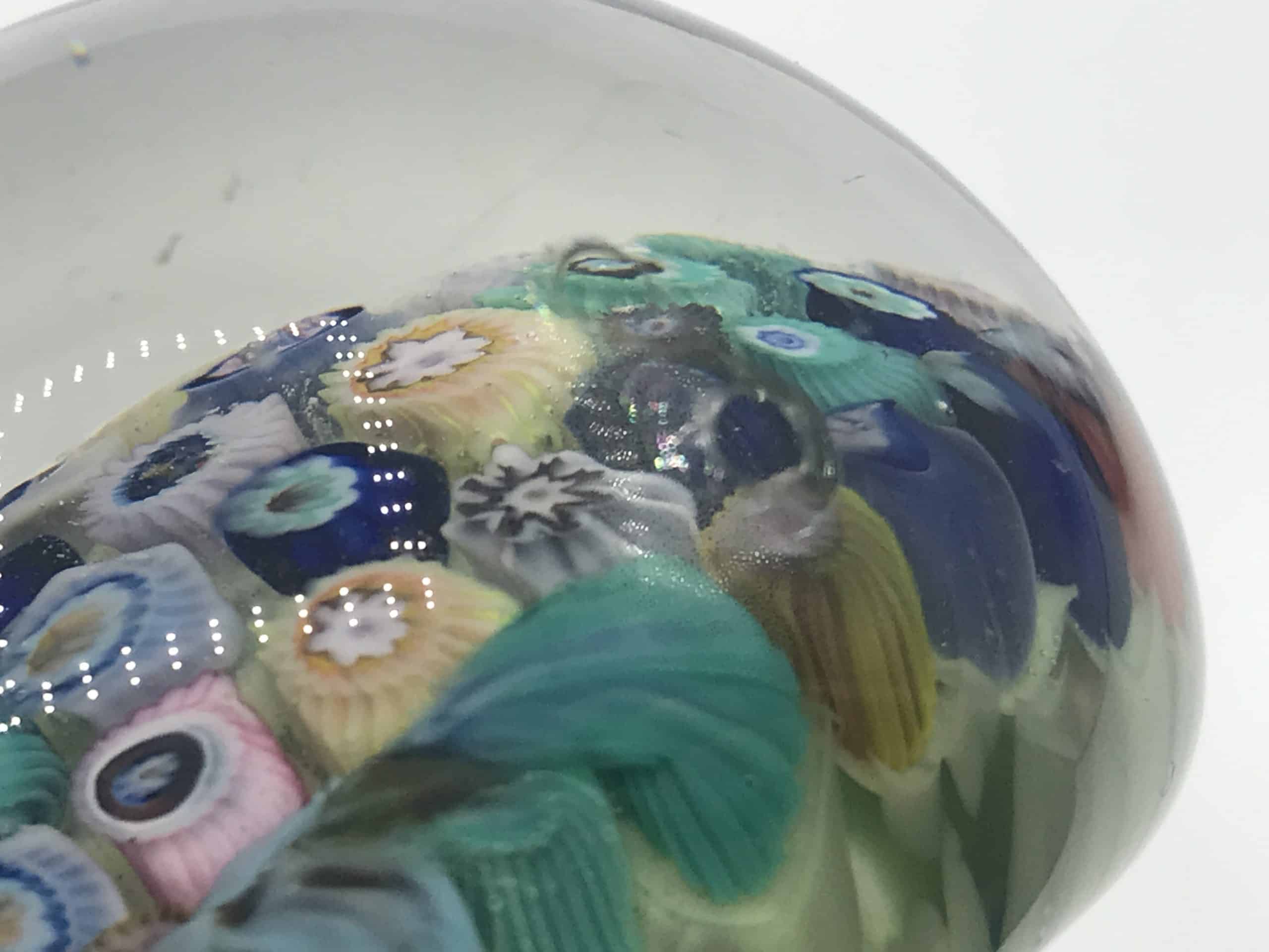 Stunning Scottish Millefiori Close Pack Glass Paperweight by Strathern - Image 6