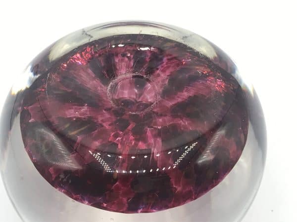 Vintage Scottish Strathearn 9 Spoke Millefiori Latticinio Glass Paperweight - Image 6