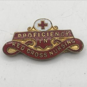 British Red Cross Proficiency In Red Cross Nursing Enamel Badge