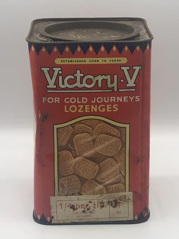 Good Example Vintage Victory V Lozenges Tin - Image 8