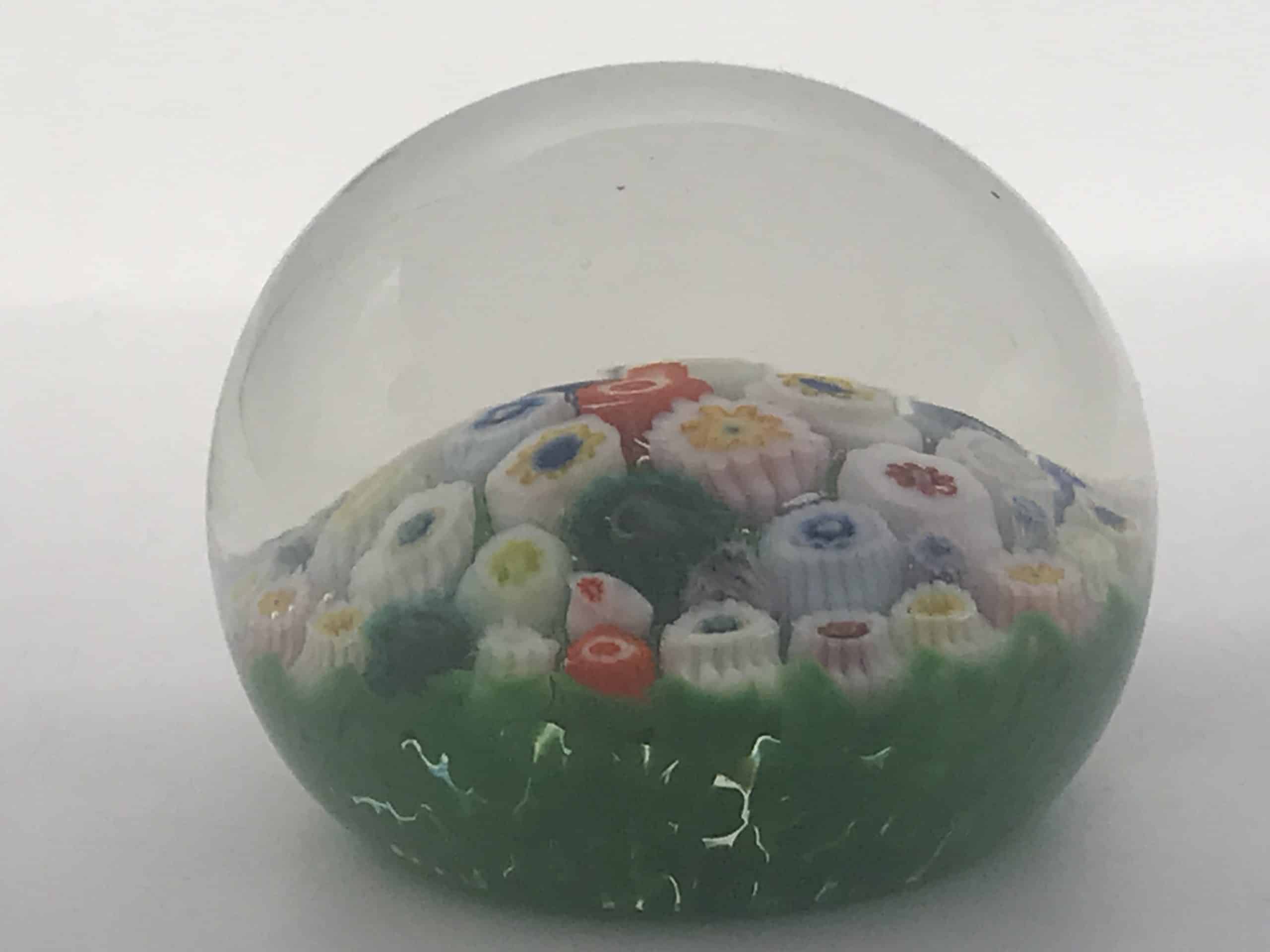Scottish Strathern Millefiori Glass Paperweight - Image 3
