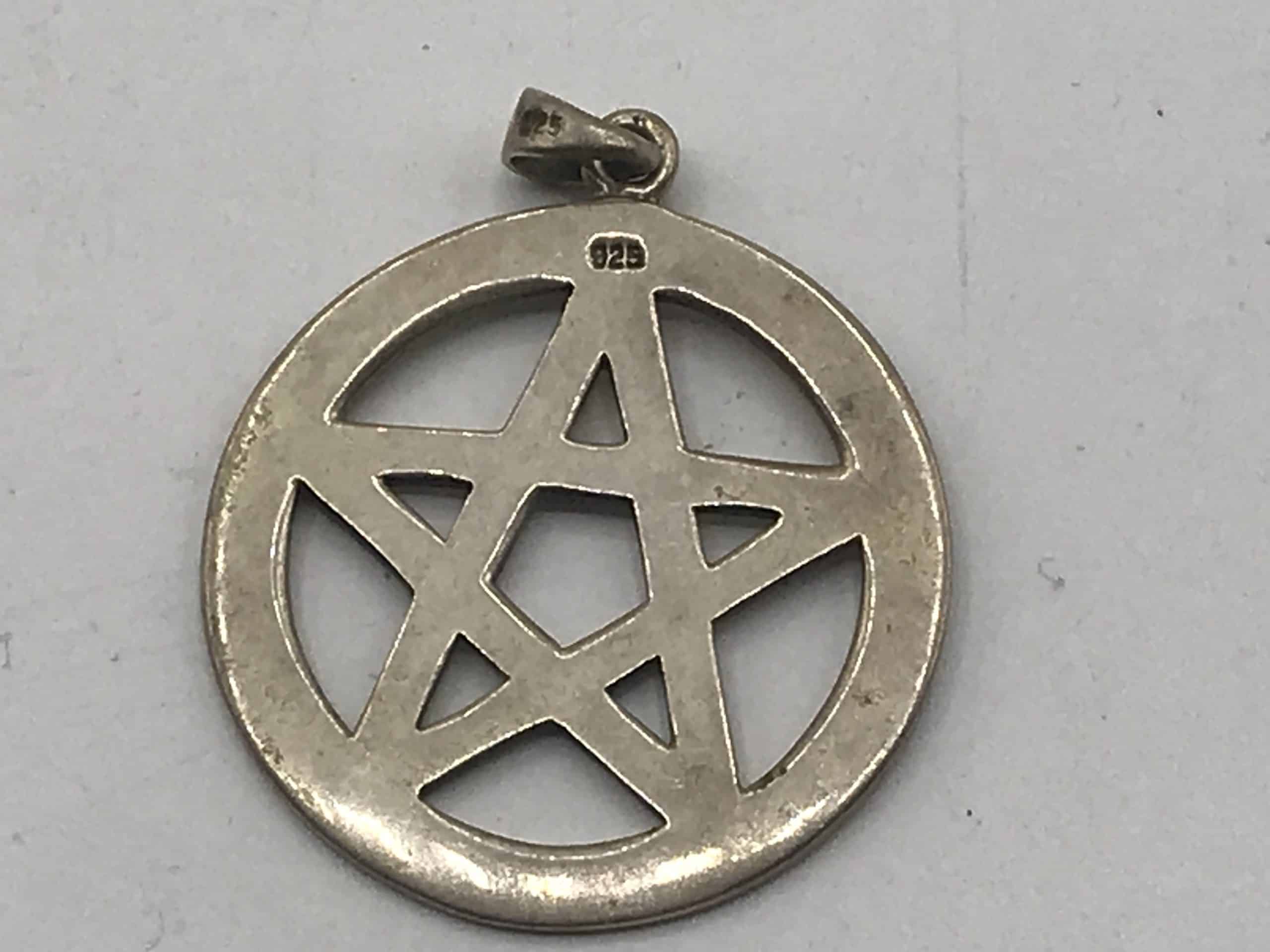 Sterling Silver Pentagram Pendant — Antiques Arena