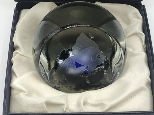 Rare Large Caithness Glass Veiltail Goldfish Paperweight – Boxed, Ltd Ed. - Image 4