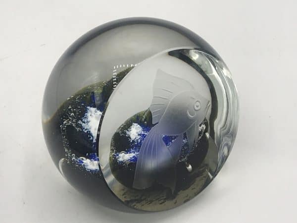 Rare Large Caithness Glass Veiltail Goldfish Paperweight – Boxed, Ltd Ed. - Image 7