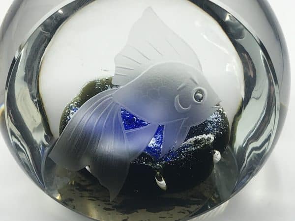 Rare Large Caithness Glass Veiltail Goldfish Paperweight – Boxed, Ltd Ed. - Image 9