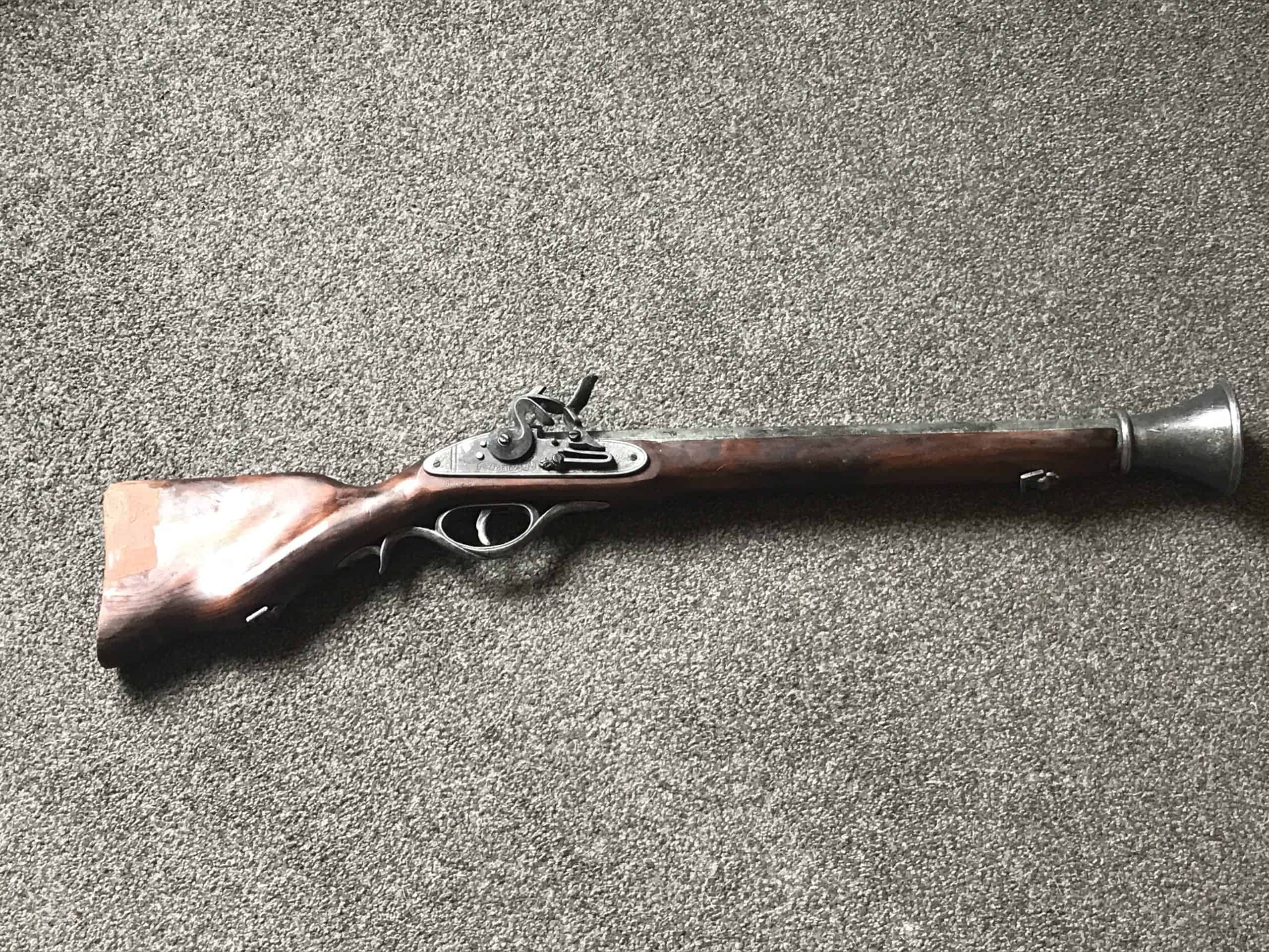Vintage Blunderbuss Gun Reproduction Full Size Model Victoria 1790