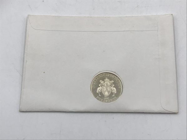 1947 - 1997 Golden Wedding Anniversary Elizabeth and Phillip 5 Crowns Cover - Image 5