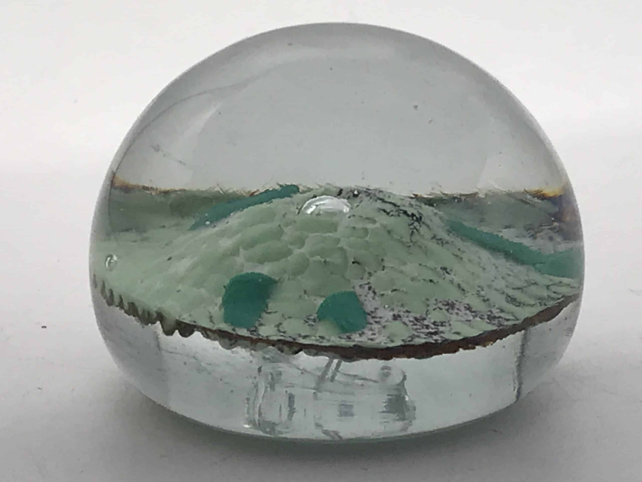 Guernsey Island Studio Glass Paperweight