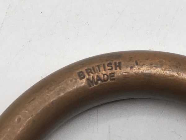 Collectible Group of Copper / Bronze Nose Rings For Big Hereford Bull - Image 5