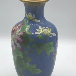 Chinese Cloisonne Enamel Vase Nankai University Tianjin