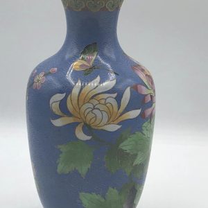 Chinese Cloisonne Enamel Vase Nankai University Tianjin