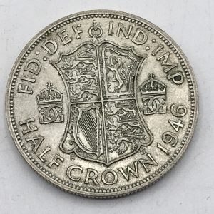 1946 English 500 Grade Silver Half Crown