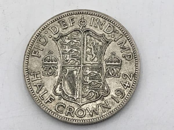 English 500 Grade Silver Half Crown 1941 - Image 2
