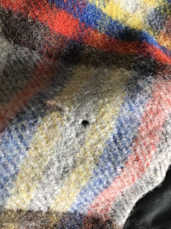 Large Old Wool Blanket - Image 4