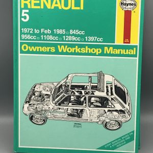 Haynes Renault 5 Owners Workshop Manual 1972 – 1985