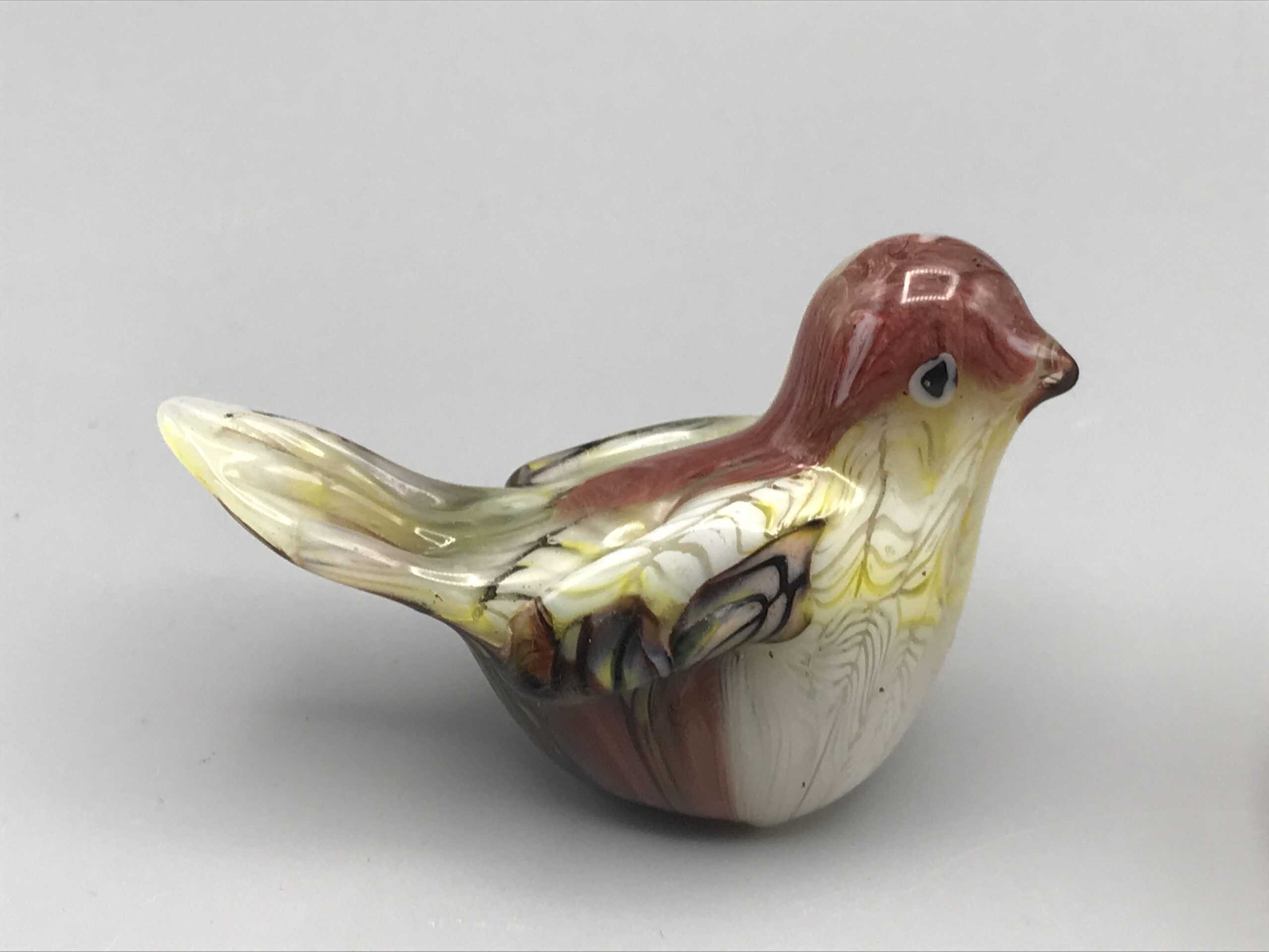 Group Four Vintage Glass Animals Paperweights - Image 4