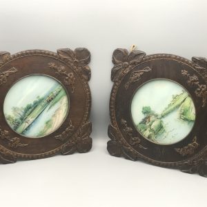Pair Antique / Vintage Wood Picture Frames