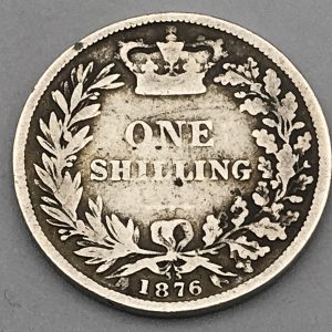 Silver Coin 1876 One Shilling